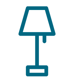 icon of a lamp