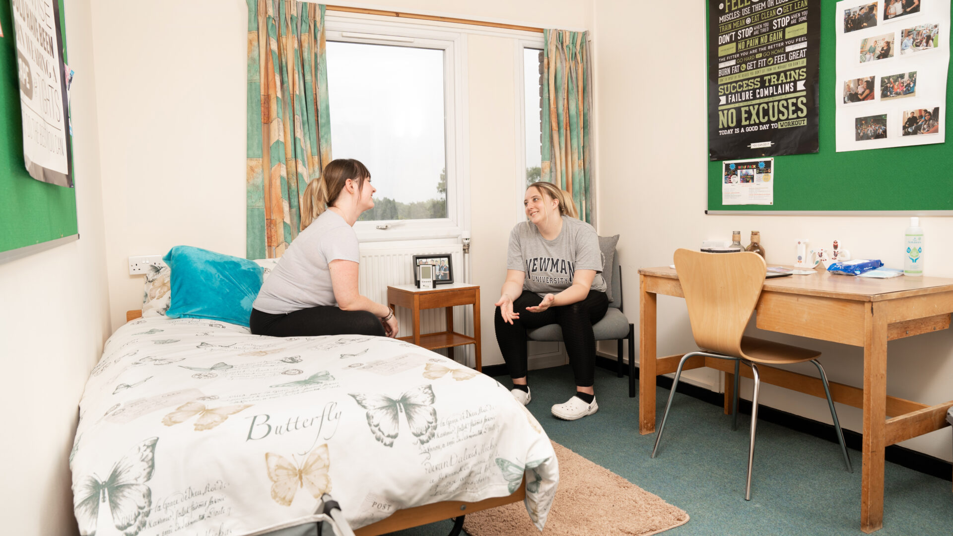 Students in the Oxford Halls accommodation